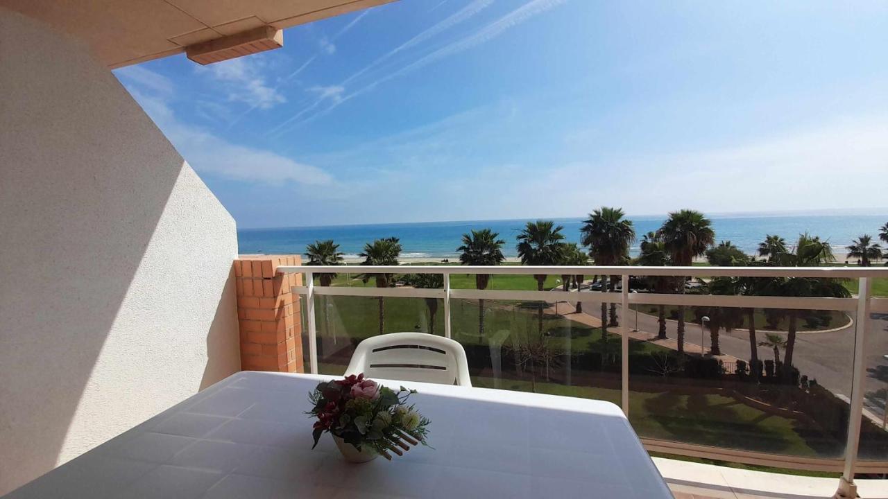 Ayf Frontal Al Mar Con 2 Terrazas Y Wifi Apartman Orpesa Kültér fotó