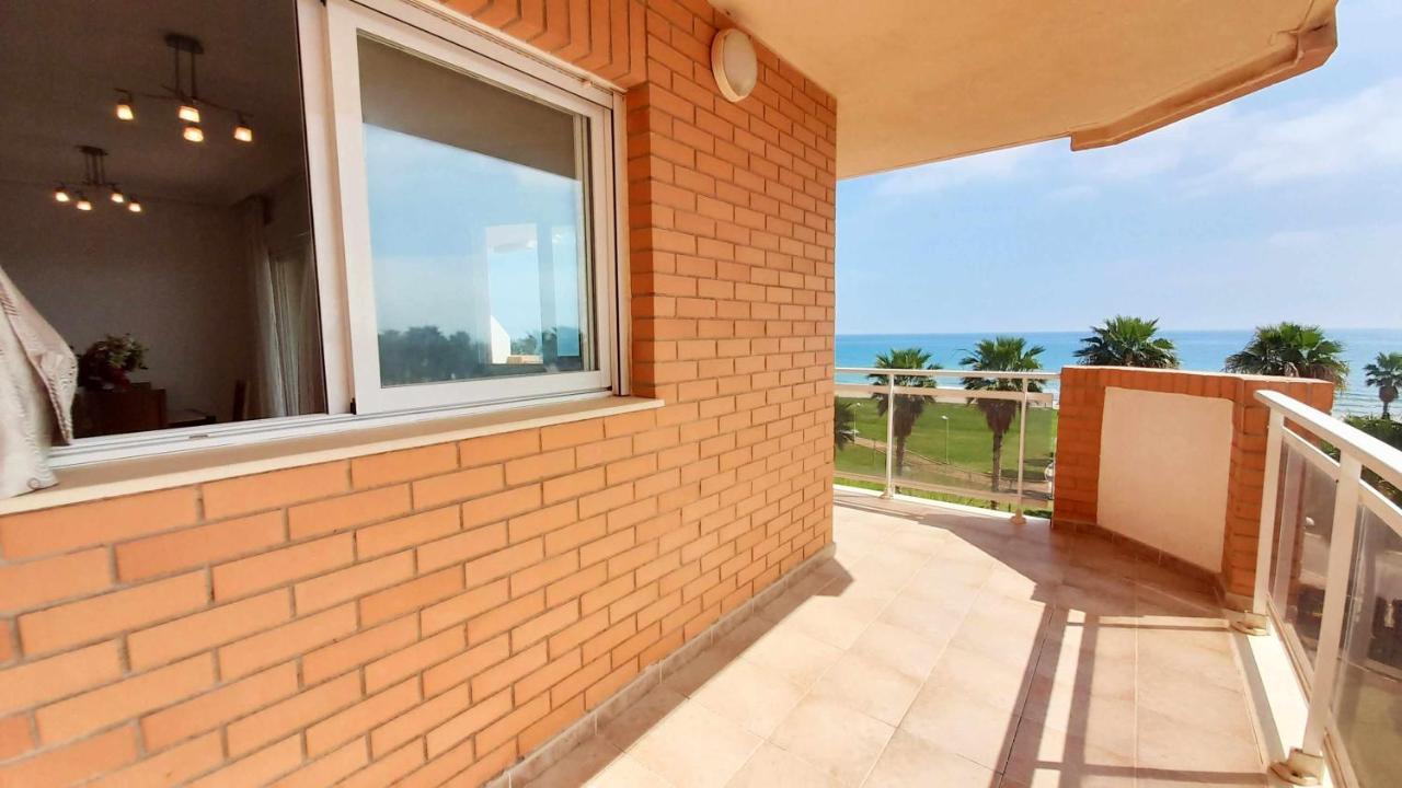 Ayf Frontal Al Mar Con 2 Terrazas Y Wifi Apartman Orpesa Kültér fotó