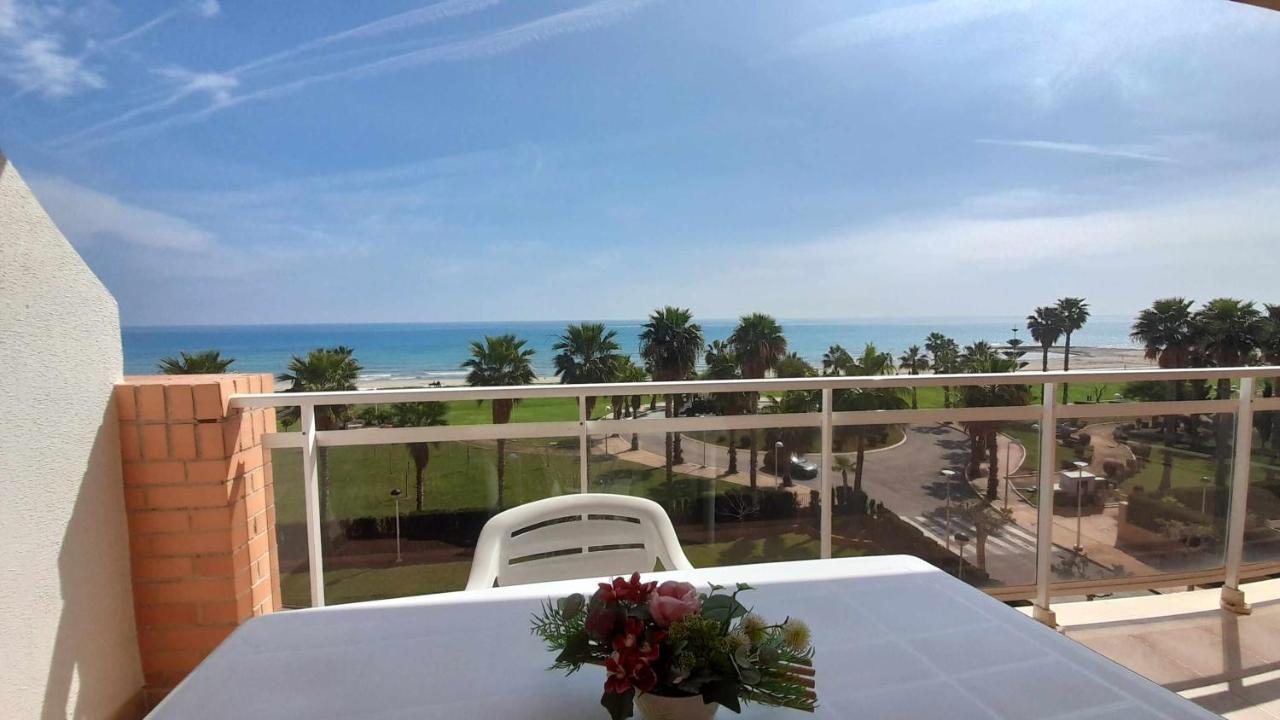 Ayf Frontal Al Mar Con 2 Terrazas Y Wifi Apartman Orpesa Kültér fotó