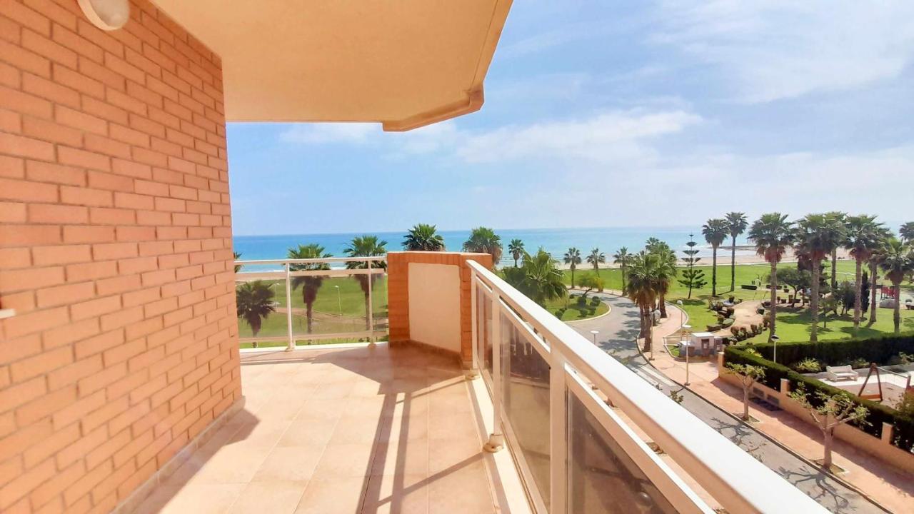 Ayf Frontal Al Mar Con 2 Terrazas Y Wifi Apartman Orpesa Kültér fotó