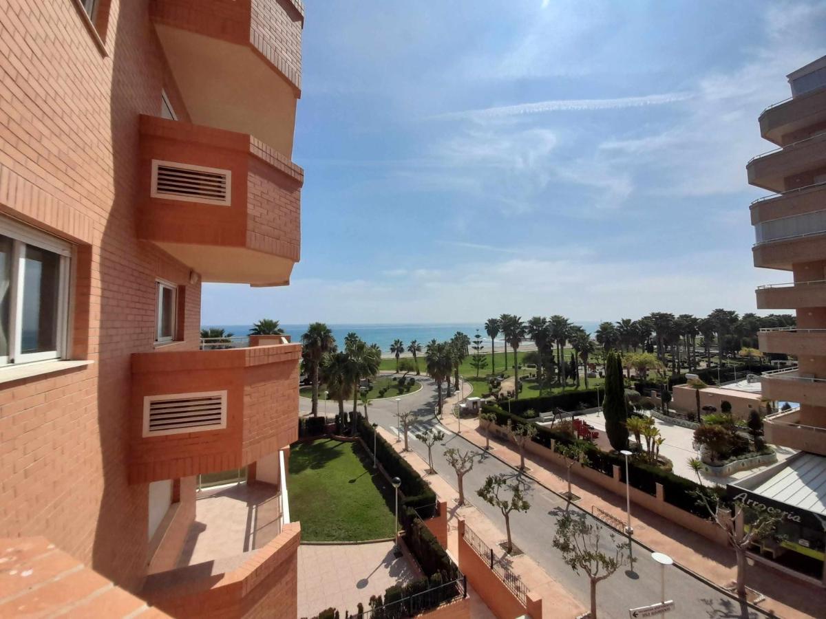 Ayf Frontal Al Mar Con 2 Terrazas Y Wifi Apartman Orpesa Kültér fotó
