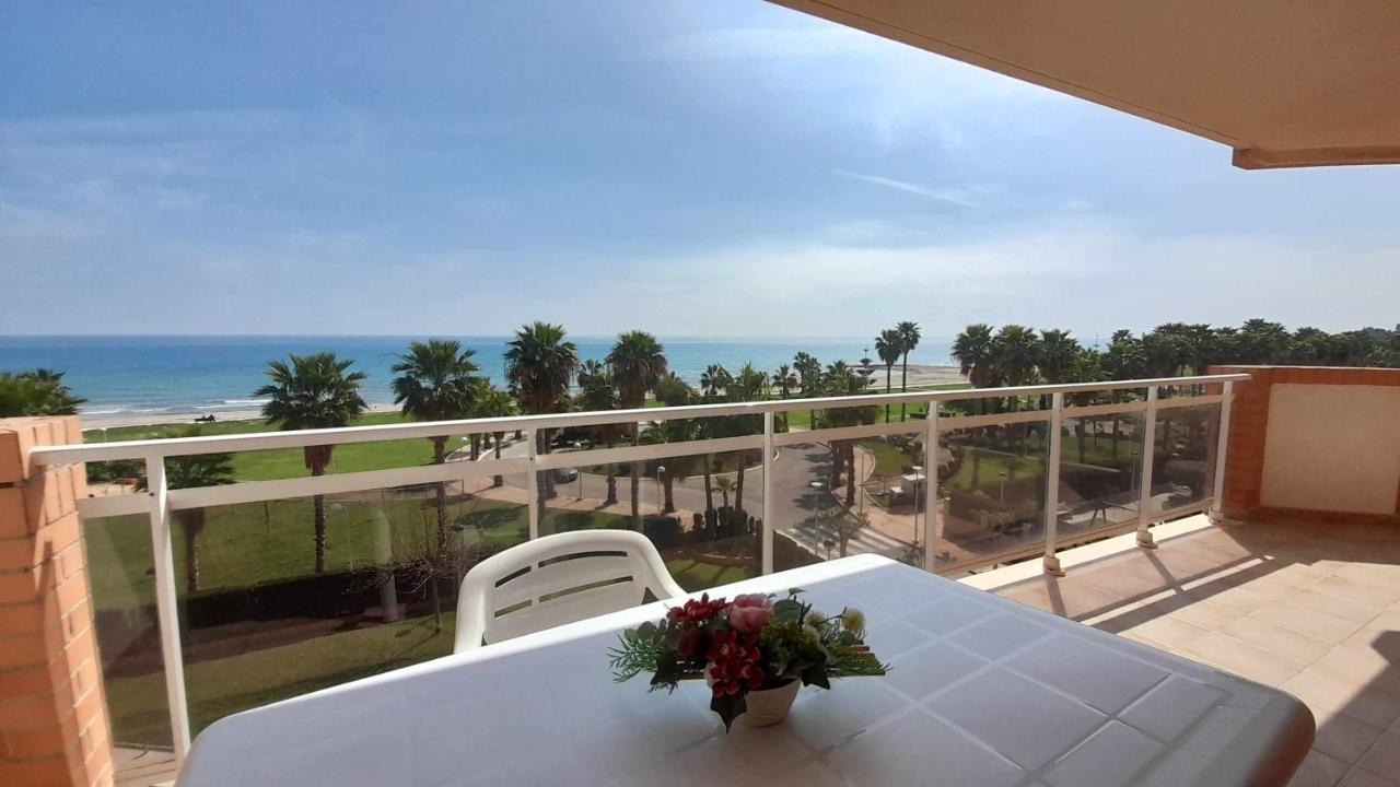Ayf Frontal Al Mar Con 2 Terrazas Y Wifi Apartman Orpesa Kültér fotó