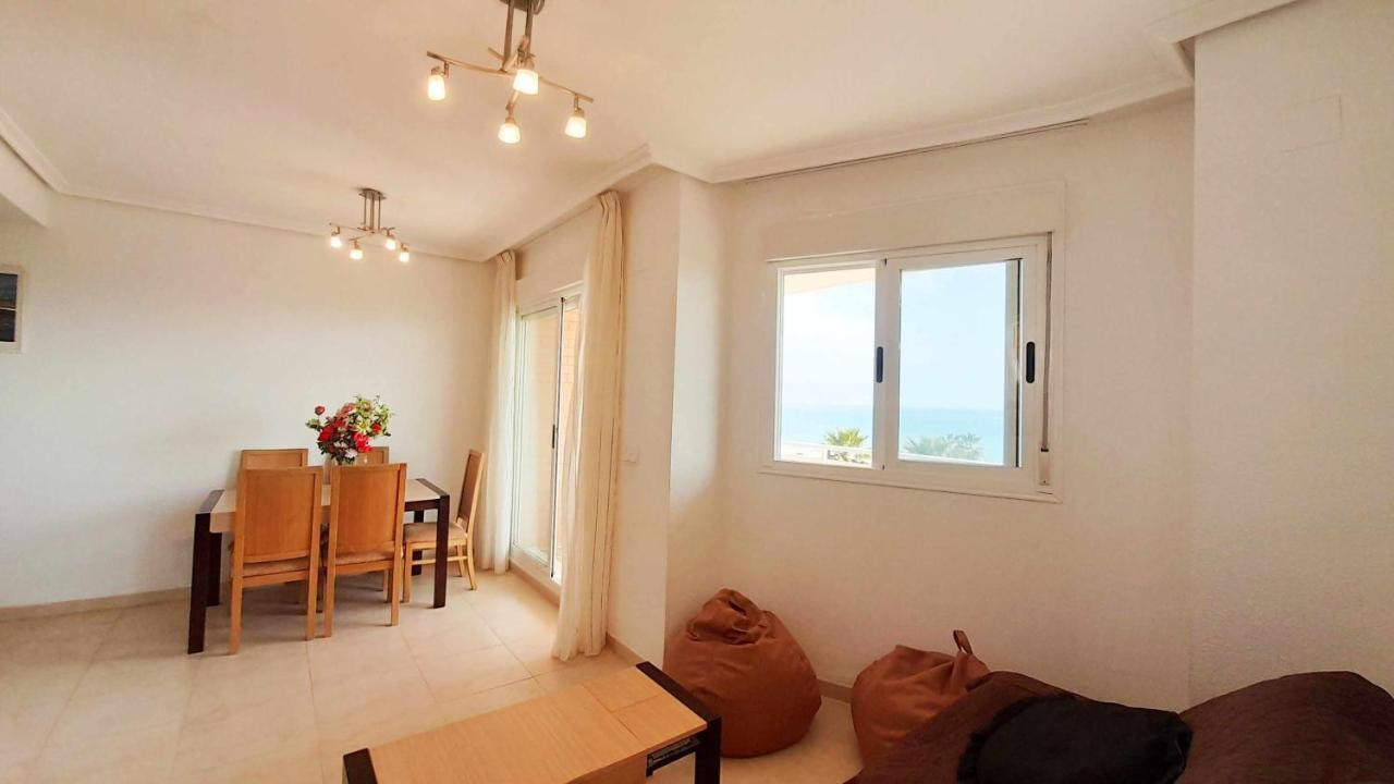 Ayf Frontal Al Mar Con 2 Terrazas Y Wifi Apartman Orpesa Kültér fotó
