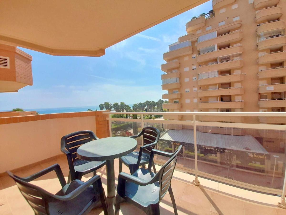 Ayf Frontal Al Mar Con 2 Terrazas Y Wifi Apartman Orpesa Kültér fotó